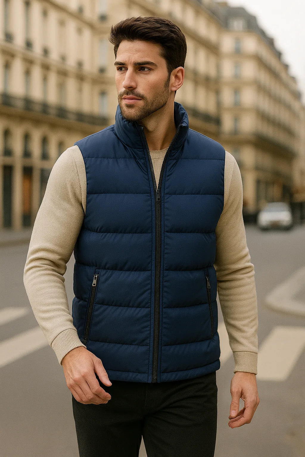 Fall Sleeveless Vest – Winter & Autumn Casual Zipper Waistcoat